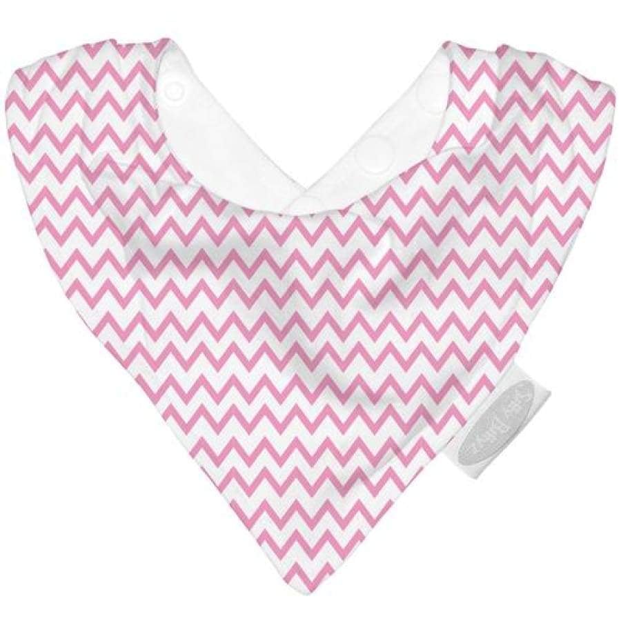 Silly Billyz Jersey Bandana Bib - Pink Chevron - Silly Billyz - 1 - Baby & Kids - ThePharmacy