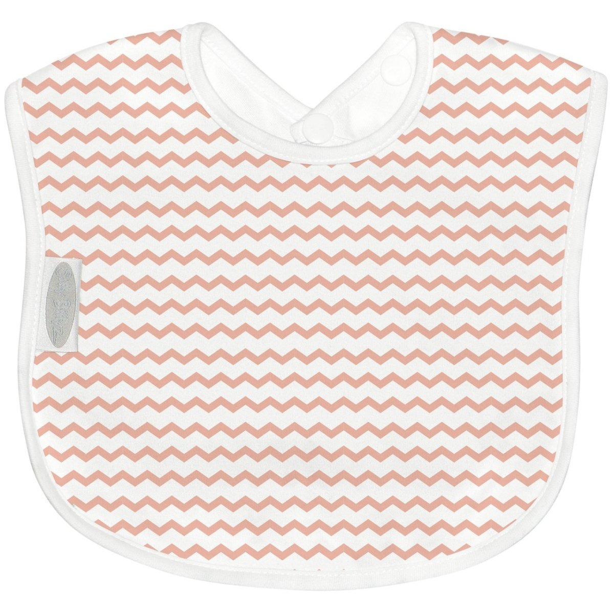 Silly Billyz Jersey Large Bib - Peach Chevron - Silly Billyz - 1 - Baby & Kids - ThePharmacy