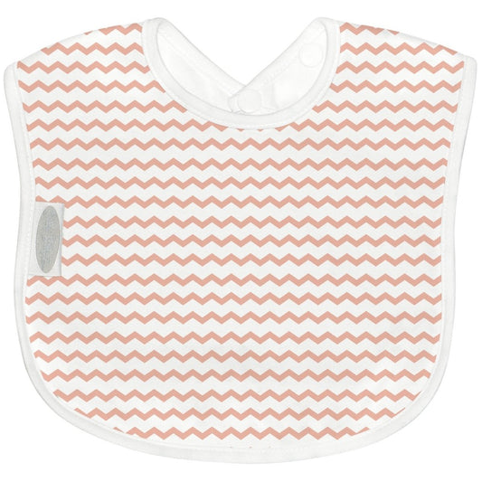 Silly Billyz Jersey Large Bib - Peach Chevron - Silly Billyz - 1 - Baby & Kids - ThePharmacy