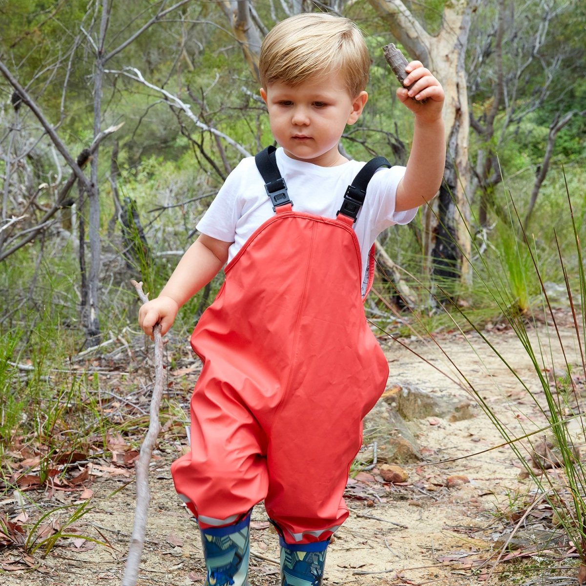 Silly Billyz Waterproof Overall - Red - Medium - Silly Billyz - 2 - Baby & Kids - ThePharmacy