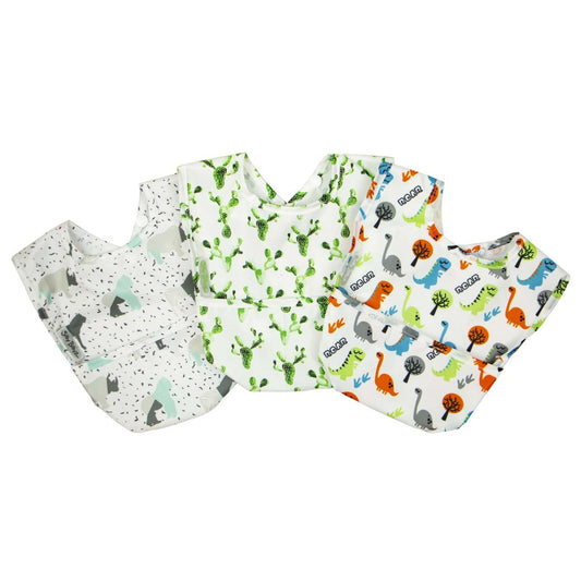 Silly Billyz Wipe Clean Nylon Pocket Bib 3 Pack - Boy - Silly Billyz - 1 - Baby & Kids - ThePharmacy