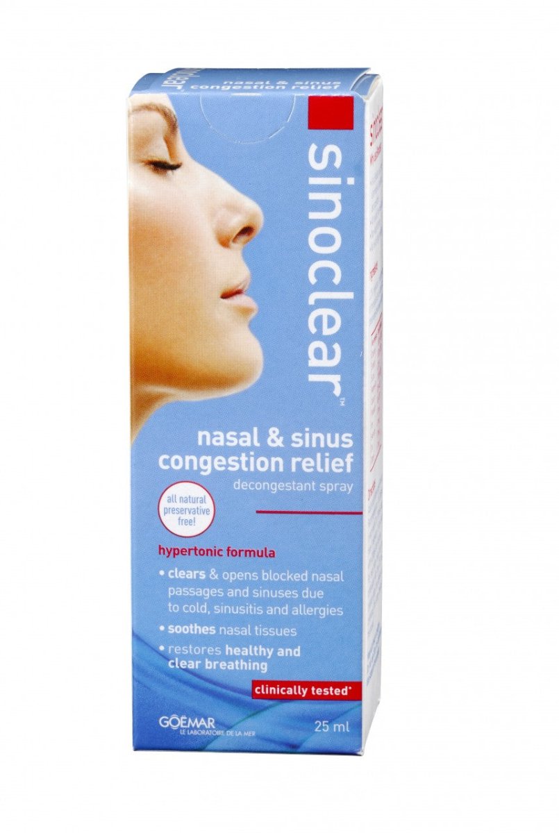 Sinoclear Nasal & Sinus Congestion Relief 25ml - ThePharmacy