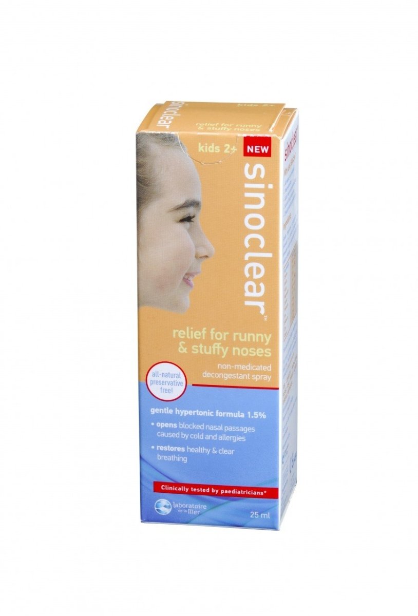 Sinoclear Nasal & Sinus Congestion Relief For Kids 2+ Yrs 25Ml - Sinoclear - 1 - Health - ThePharmacy