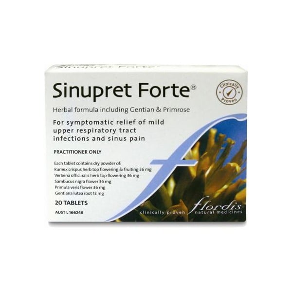 Sinupret Forte 20 tablets - Flordis - 1 - Vitamins - ThePharmacy