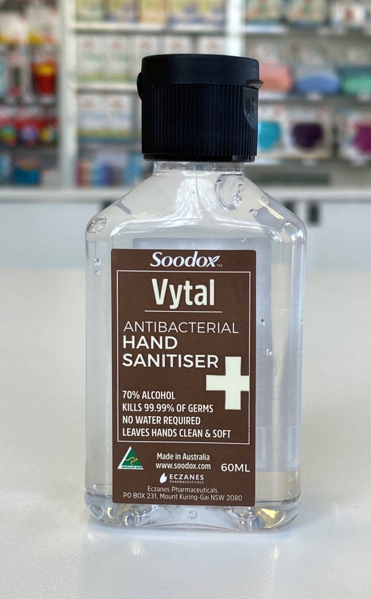 Soodox Vytal Antibacterial Hand Sanitiser - 60mL - Soodox - 1 - Health - ThePharmacy