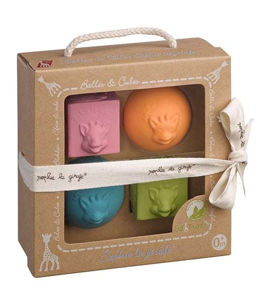 Sophie the Giraffe - So Pure 2 Balls & 2 Cubes - Vulli - 1 - Baby & Kids - ThePharmacy