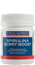 Ethical Nutrients Spirulina Berry Boost 90g Powder
