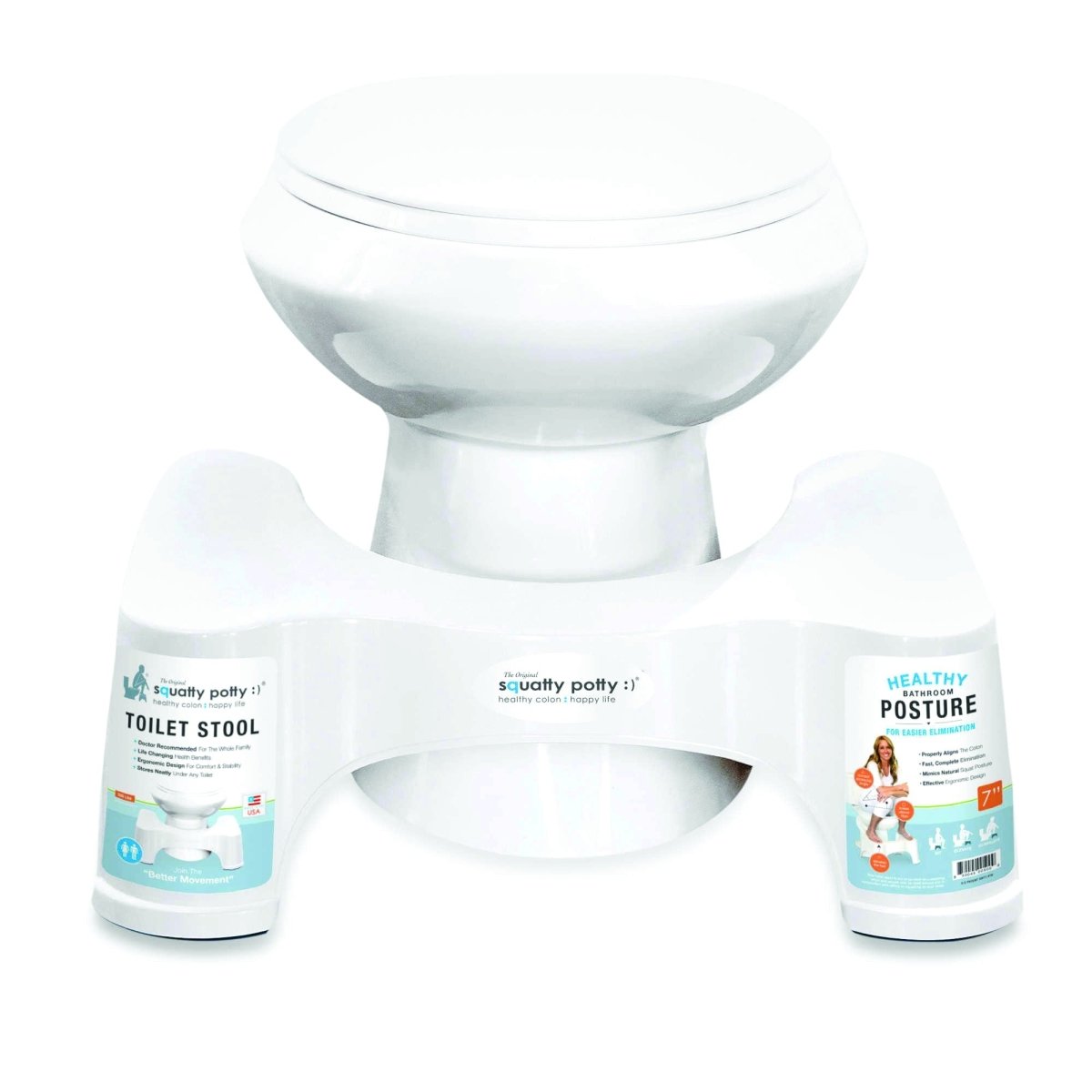 Squatty Potty Ecco Toilet Stool - 7inch - Squatty Potty - 2 - Health - ThePharmacy