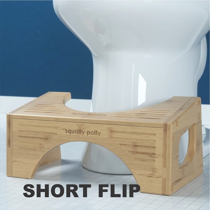 Squatty Potty Flip Bamboo Stool - 7" to 9" - Squatty Potty - 3 - Brands - ThePharmacy