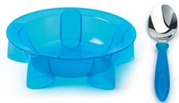 Steadyco Lets Eat Bowl & Spoon Blue - ThePharmacy