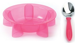 Steadyco Lets Eat Bowl & Spoon Pink - Steadyco - 1 - Baby & Kids - ThePharmacy
