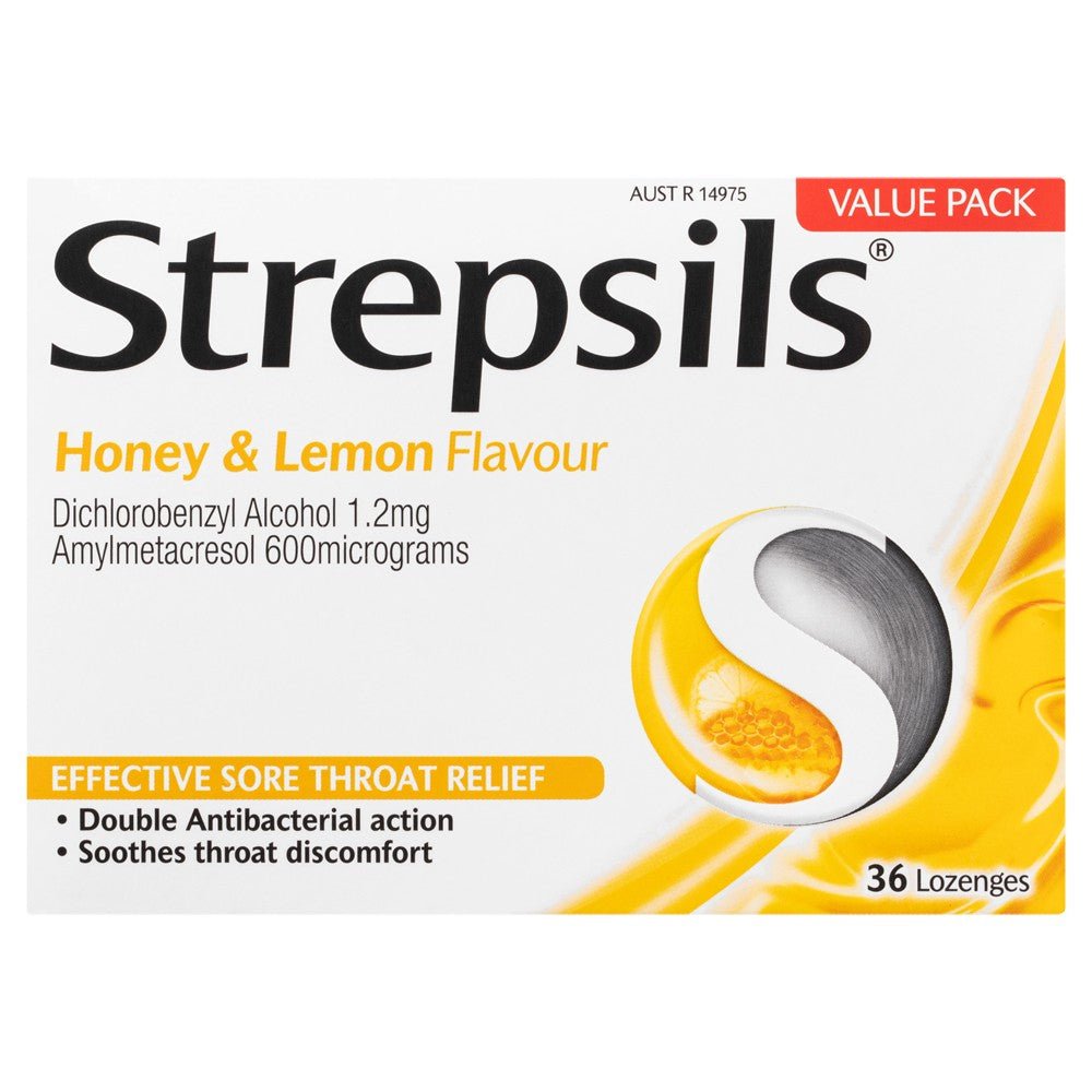 Strepsils Lozenge Honey & Lemon 36 pack - Strepsils - 1 - Health - ThePharmacy