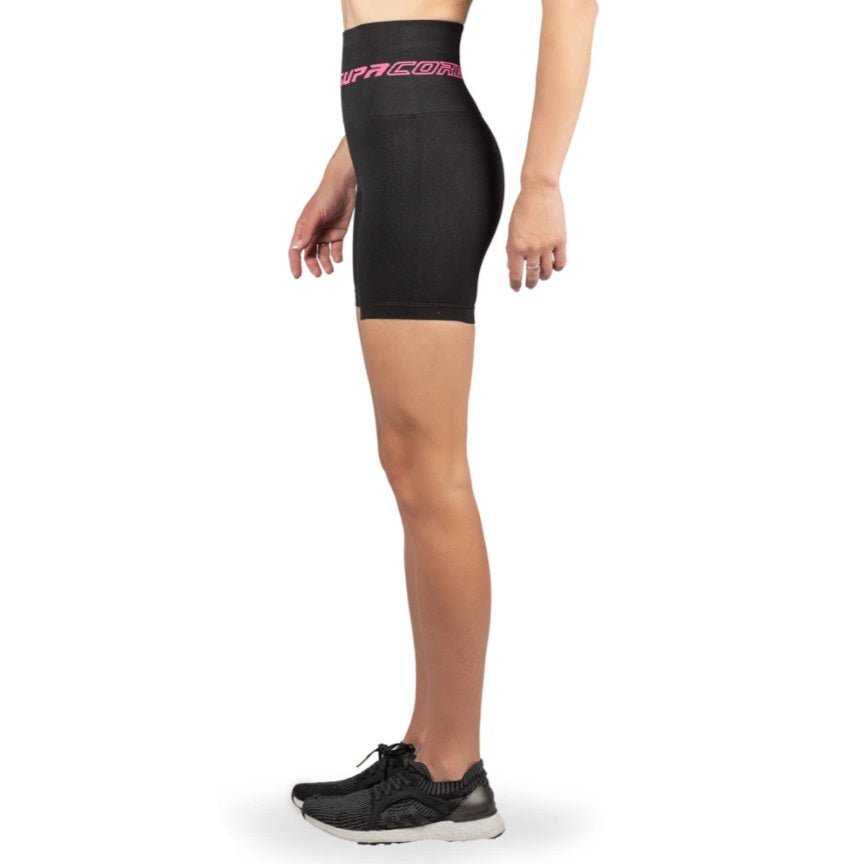 Supacore Women's CORETECH Shorts - Pink Logo - Small - ThePharmacy