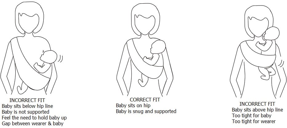 Suppori Baby Sling Grey - Large - ThePharmacy