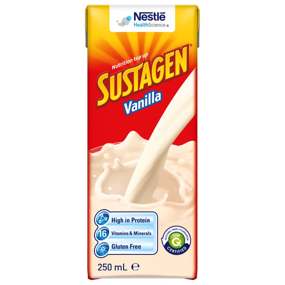 Sustagen Ready To Drink Smooth Vanilla 250 ml - Sustagen - 1 - Diet & Fitness - ThePharmacy