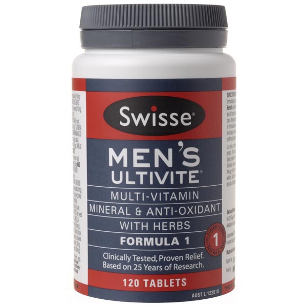 Swisse Men's Ultivite F1 120 tablets - Swisse - 1 - Brands - ThePharmacy