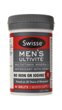 Swisse Mens Ultivite No Iron or Iodine 60 Tablets - Swisse - 1 - Vitamins - ThePharmacy