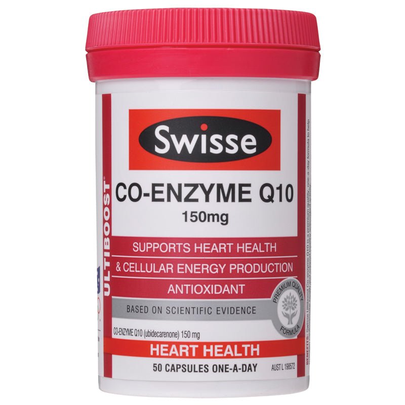 Swisse Ultiboost COQ10 50 Capsules - Swisse - 1 - Vitamins - ThePharmacy