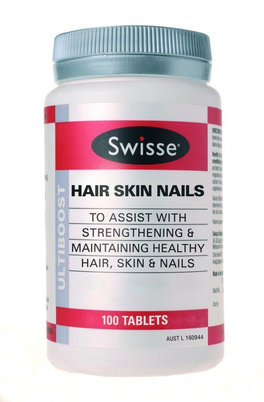 Swisse Ultiboost Hair Skin Nails 100 Tablets - Swisse - 1 - Vitamins - ThePharmacy