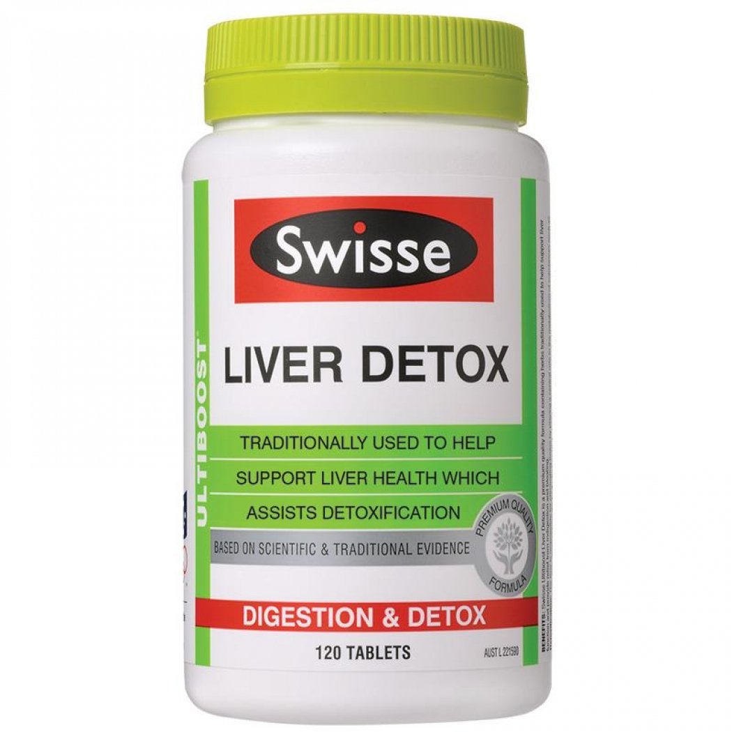 Swisse UltiBoost Liver Detox 120 Tablets - Swisse - 1 - Vitamins - ThePharmacy