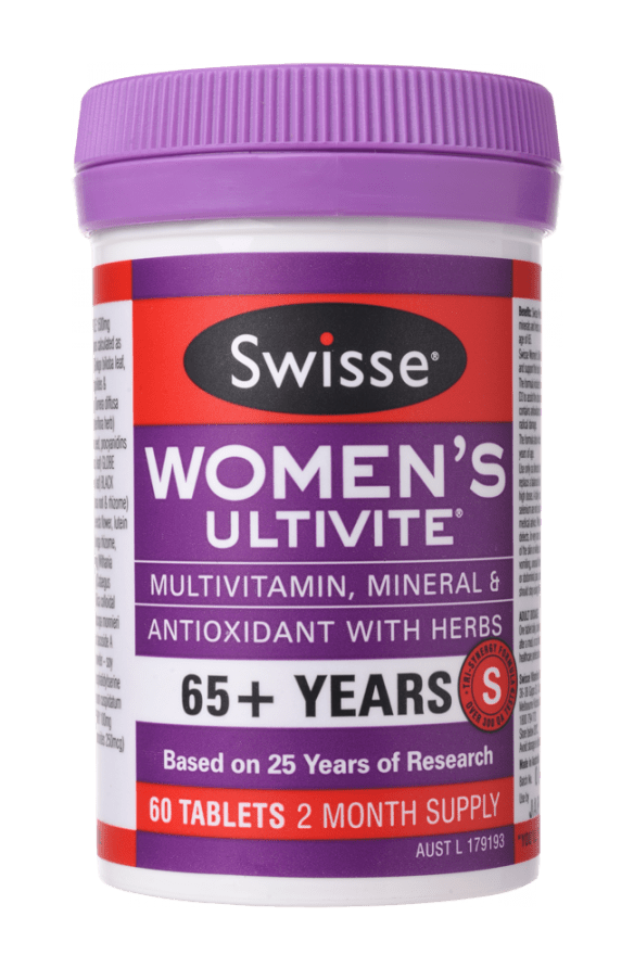 Swisse Womens Ultivite 65+ 60 Tablets - Swisse - 1 - Vitamins - ThePharmacy
