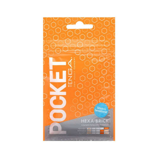 Tenga Pocket - Hexa - Brick - Tenga - 1 - Sexual Health - ThePharmacy