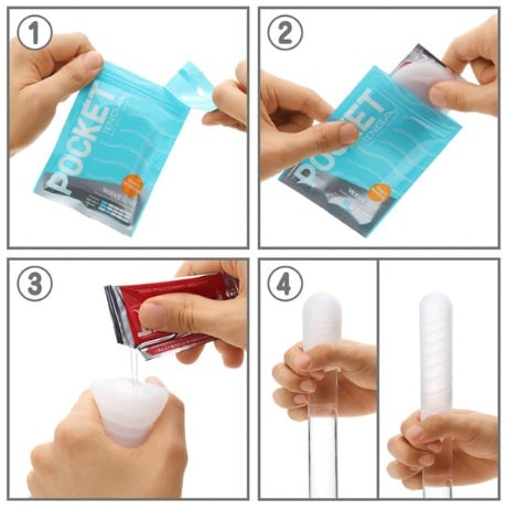 Tenga Pocket - Wave Line - Tenga - 3 - Sexual Health - ThePharmacy