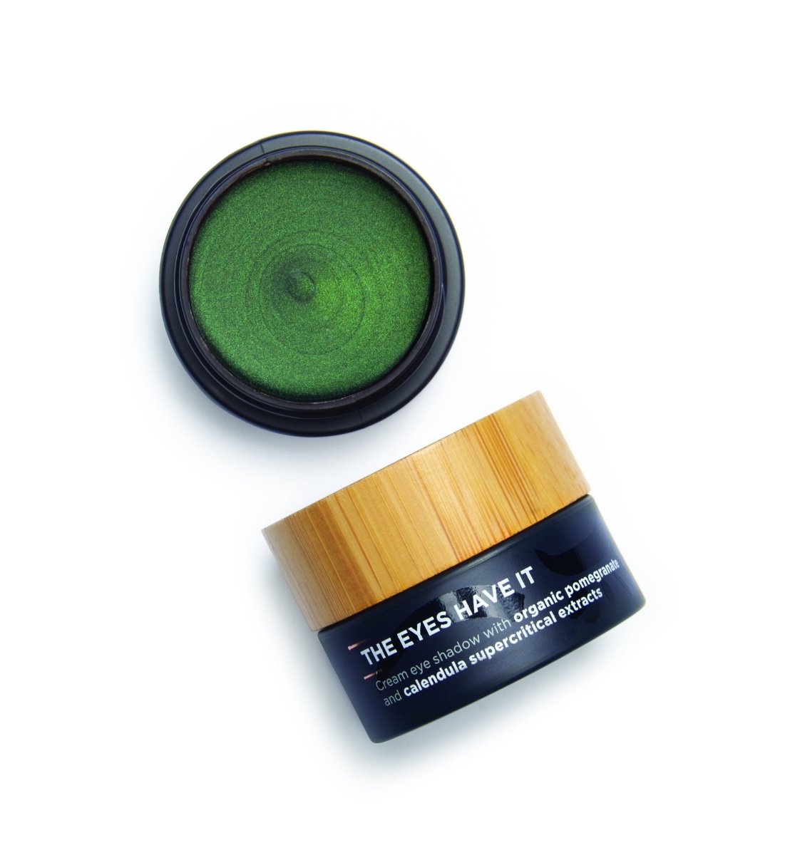 The Organic Skin Co Cream Eye Shadow Pot - The Eyes Have It - Greenstone - The Organic Skin Co - 1 - Beauty & Essentials - ThePharmacy