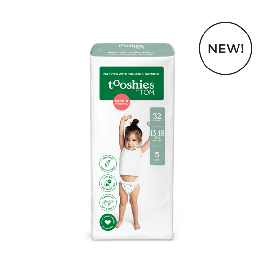 Tooshies by TOM Bamboo Nappies 13 - 18kg - Walker Size 5 BULK (32pk x 2) - Tooshies by TOM - 4 - Baby & Kids - ThePharmacy