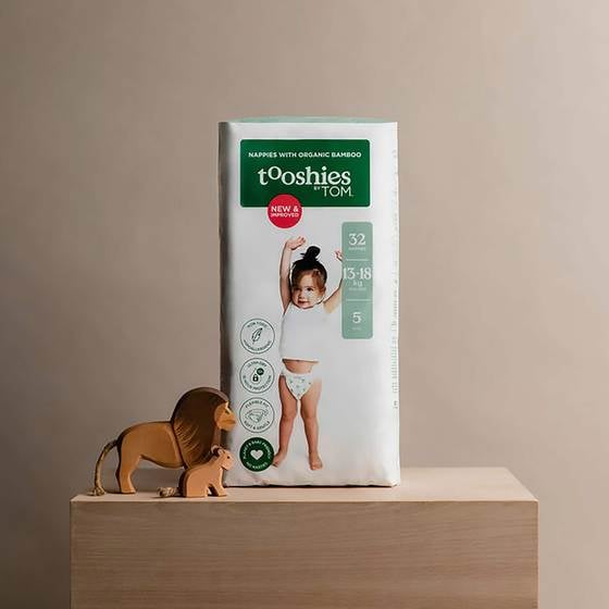 Tooshies by TOM Bamboo Nappies 13 - 18kg - Walker Size 5 BULK (32pk x 2) - Tooshies by TOM - 3 - Baby & Kids - ThePharmacy