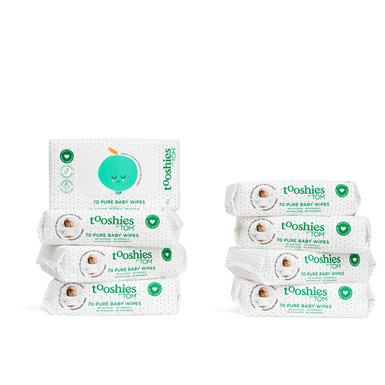 Tooshies by TOM eco Baby Wipes BULK (70pk x 8) - Tooshies by TOM - 1 - Baby & Kids - ThePharmacy