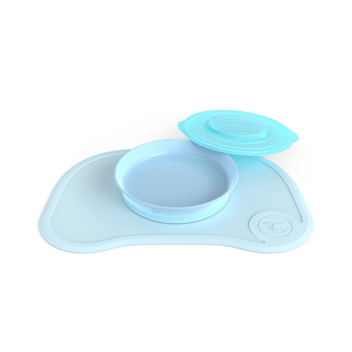 Twistshake Click Mat + Plate - Pastel Blue - ThePharmacy