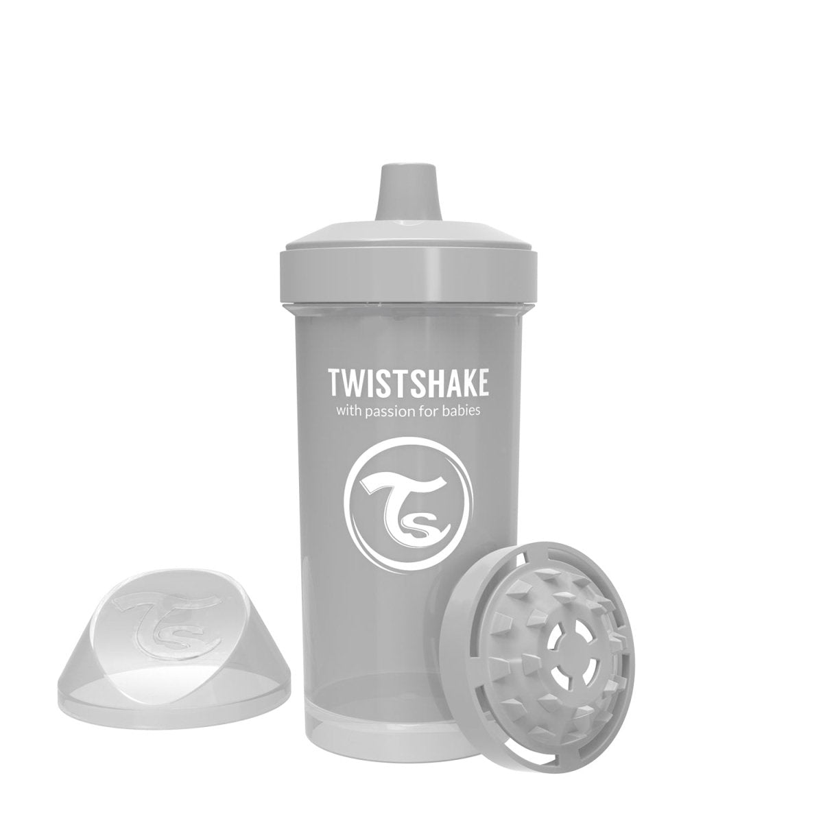 Twistshake Kids Cup 360mL - 12M+ - Pastel Grey - Twistshake - 2 - Baby & Kids - ThePharmacy