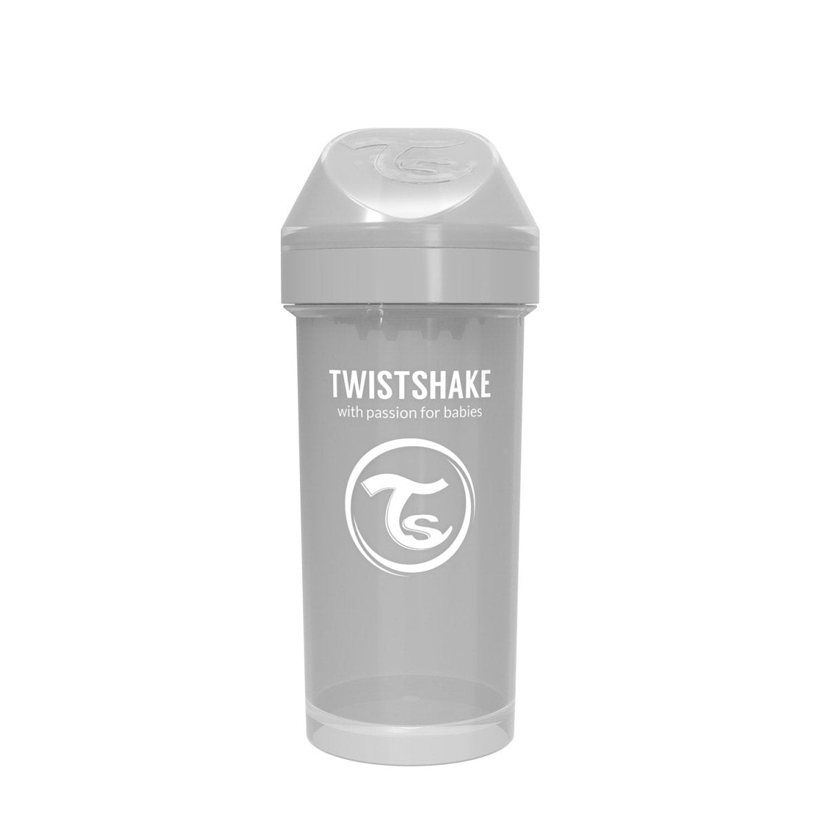 Twistshake Kids Cup 360mL - 12M+ - Pastel Grey - Twistshake - 1 - Baby & Kids - ThePharmacy