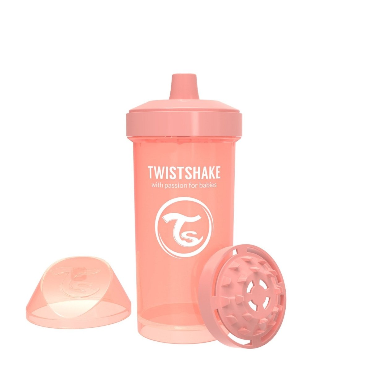 Twistshake Kids Cup 360mL - 12M+ - Pastel Peach - Twistshake - 2 - Baby & Kids - ThePharmacy