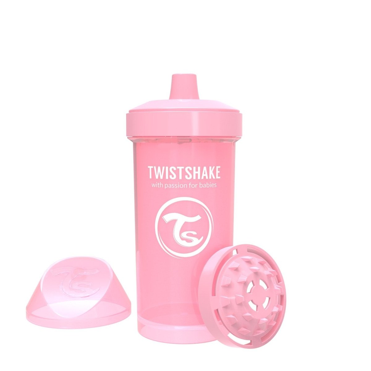 Twistshake Kids Cup 360mL - 12M+ - Pastel Pink - Twistshake - 2 - Baby & Kids - ThePharmacy