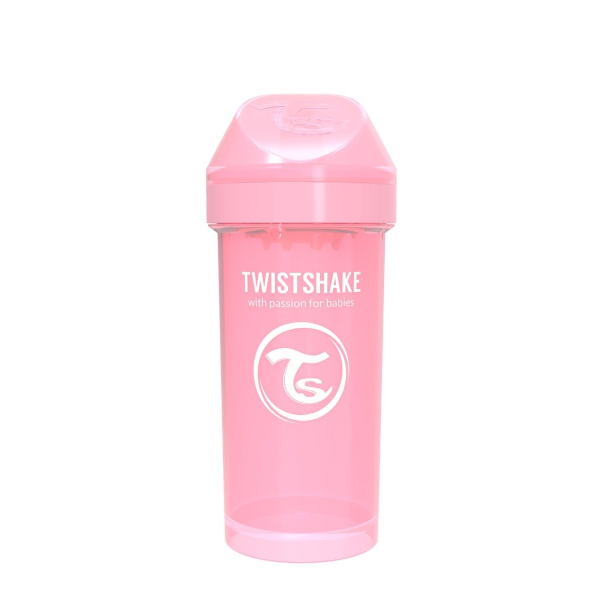 Twistshake Kids Cup 360mL - 12M+ - Pastel Pink - Twistshake - 1 - Baby & Kids - ThePharmacy