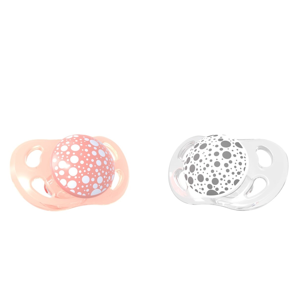 Twistshake Pacifier - 0 - 6M - Pastel Peach White (2 Pack) - Twistshake - 1 - Baby & Kids - ThePharmacy