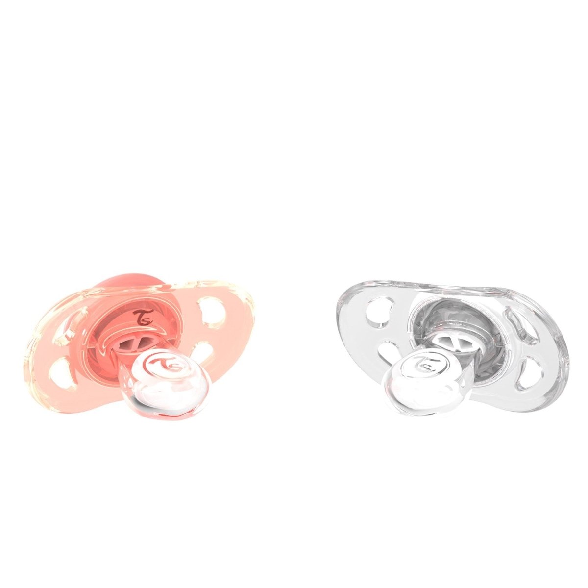 Twistshake Pacifier - 0 - 6M - Pastel Peach White (2 Pack) - Twistshake - 3 - Baby & Kids - ThePharmacy