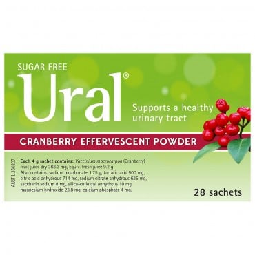 Ural Cranberry Sachets 4g 28 Sachets - ThePharmacy
