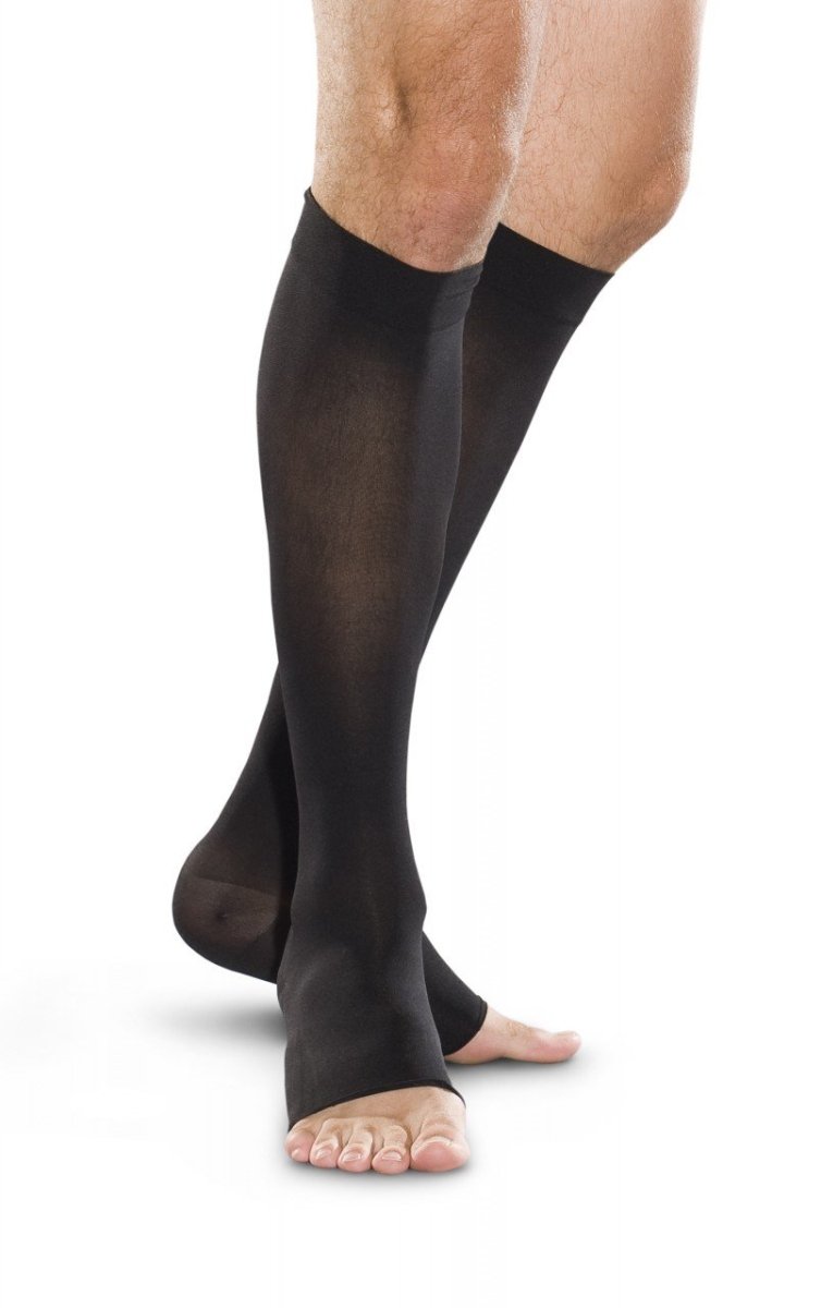 Venosan 4002 (23 - 32mmHg) Below Knee Stocking (Open Toe) BLACK - LARGE - Venosan - 1 - Health - ThePharmacy