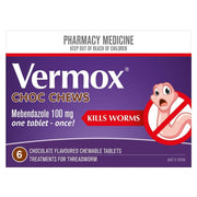 Vermox Choc Chews 6's - Vermox - 1 - Health - ThePharmacy