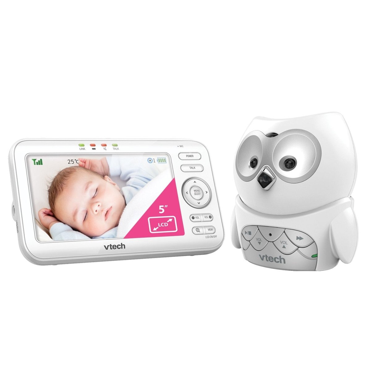 VTech BM5100 Safe & Sound Full Colour Video and Audio Monitor with Owl Camera - VTECH - 1 - Brands - ThePharmacy