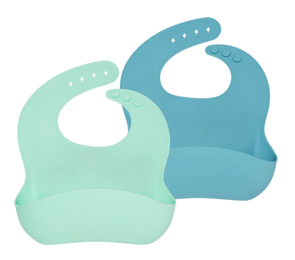 WeanMeister EasyRinse Baby Feeding Bibs - Turquoise / Blue - Wean Meister - 1 - Brands - ThePharmacy
