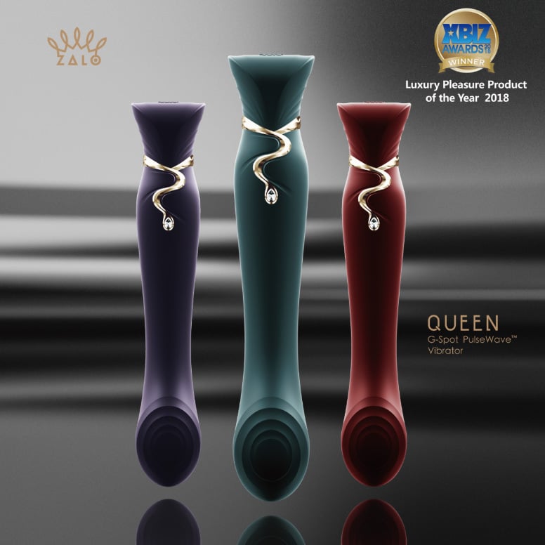 Zalo Queen Vibrator - Wine Red - Zalo - 4 - Sexual Health - ThePharmacy
